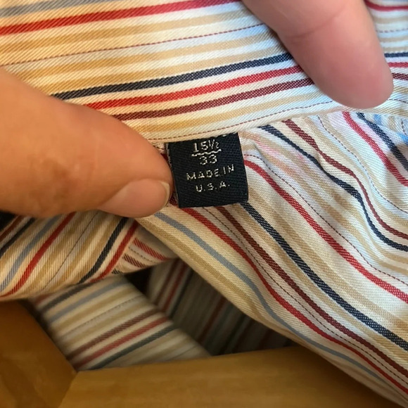 Burberry London Vintage Longsleeve Buttondown Cotton Shirt, size 15 1/2” - Picture 6 of 9